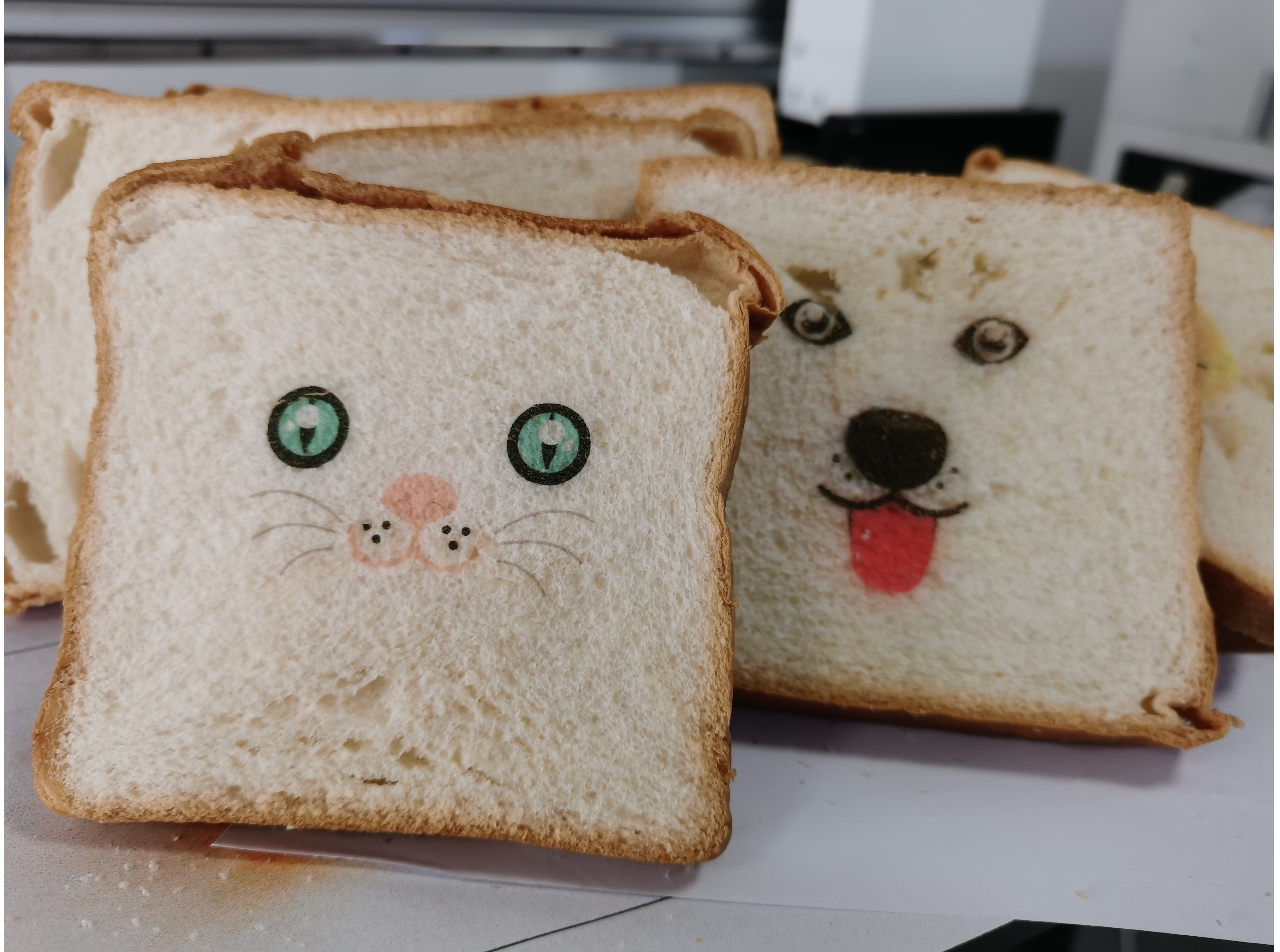 تكنولوجيا طباعة الأغذية: من سيقول لا لحيوان لطيف على الخبز المحمص