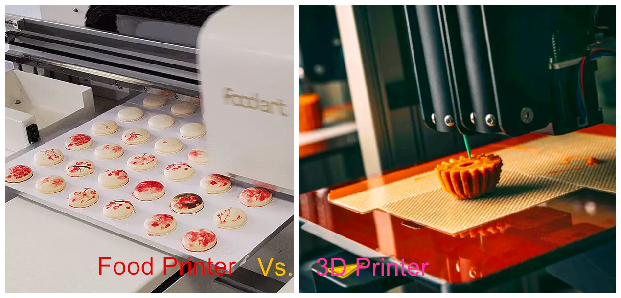 ما هي الاختلافات بين الطابعات ثلاثية الأبعاد وطابعات الطعام؟