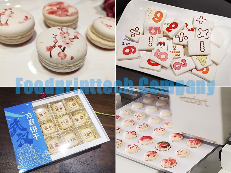 A2-flatbed-food-printer ،-macarons-implible-image ، -marshmally ، -coukies ، -cake ، from-foodprinttech-company